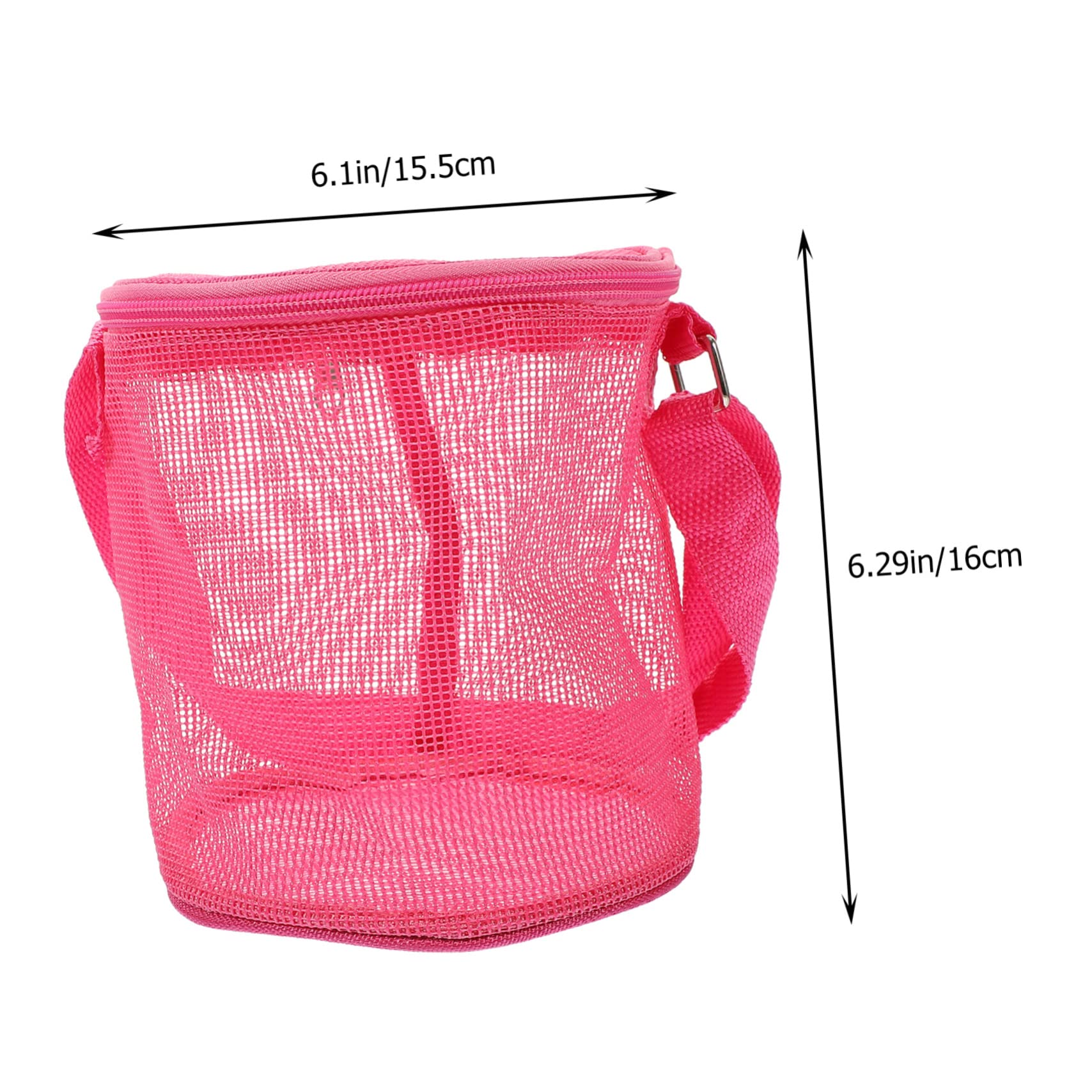 VANZACK Boys and Girls Toys Organizer Beach Bag Mesh Shell Storage Swimming Sundries Zipper Compact Easy to Store