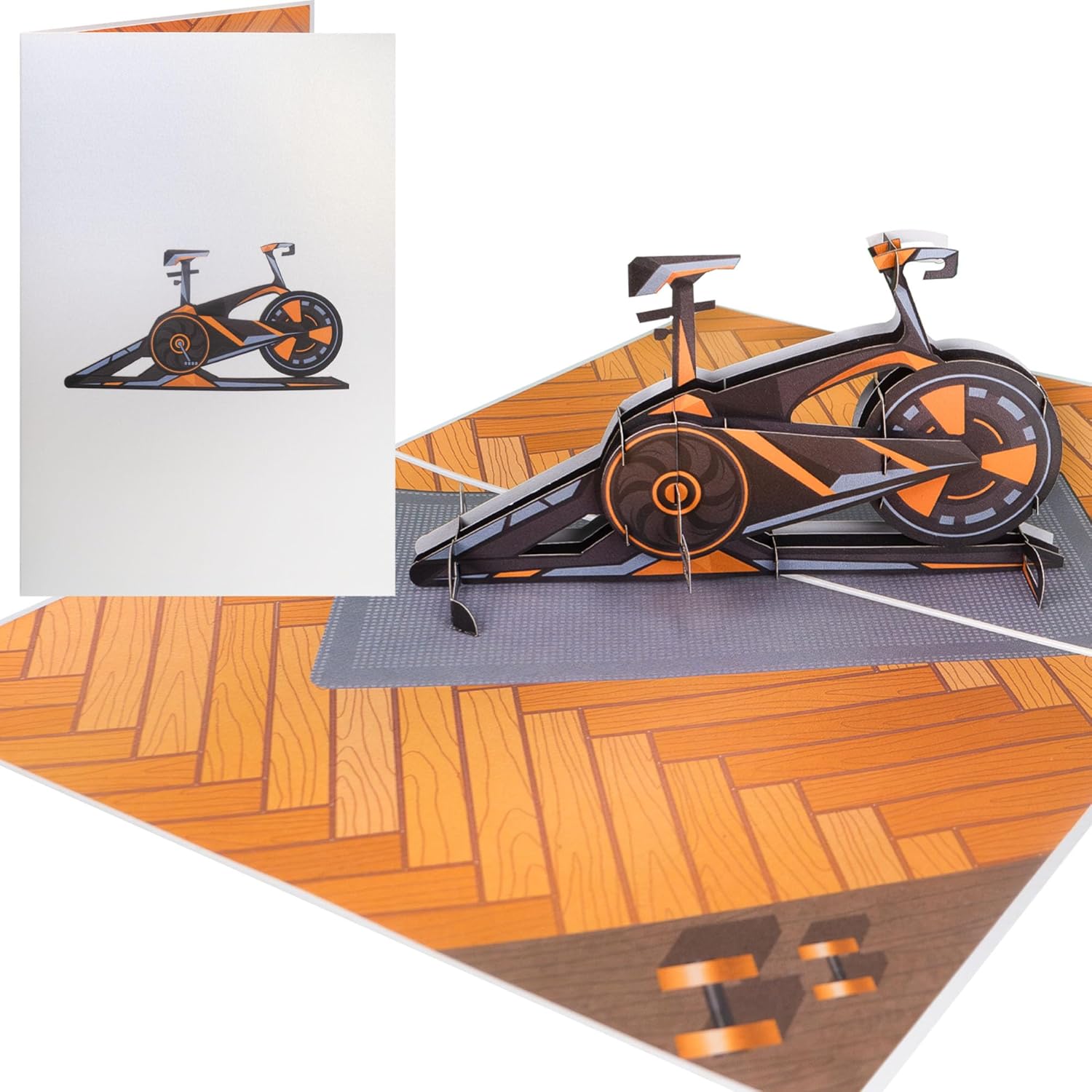 Sweetpopup Ski Pop Up Karte - 3D Glückwunschkarte Mit Notizkarte Für Skifahrer