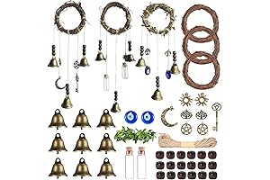 44 Pcs Witch Bell Kit for Home Decorations