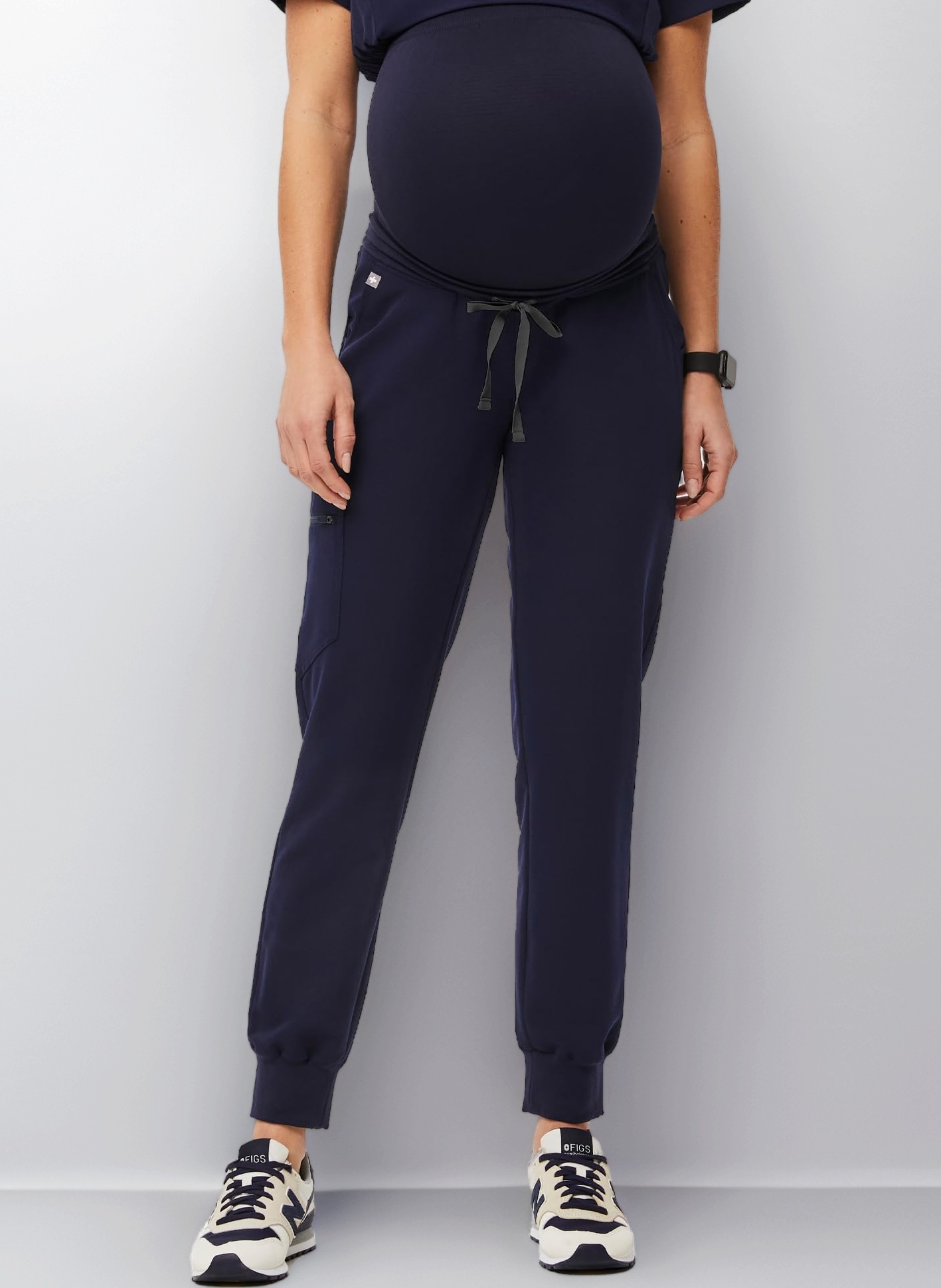 Zamora Jogger Maternity Scrub Pants for Women — Slim Fit, 5 Pockets, 4-Way Stretch, Anti-Wrinkle