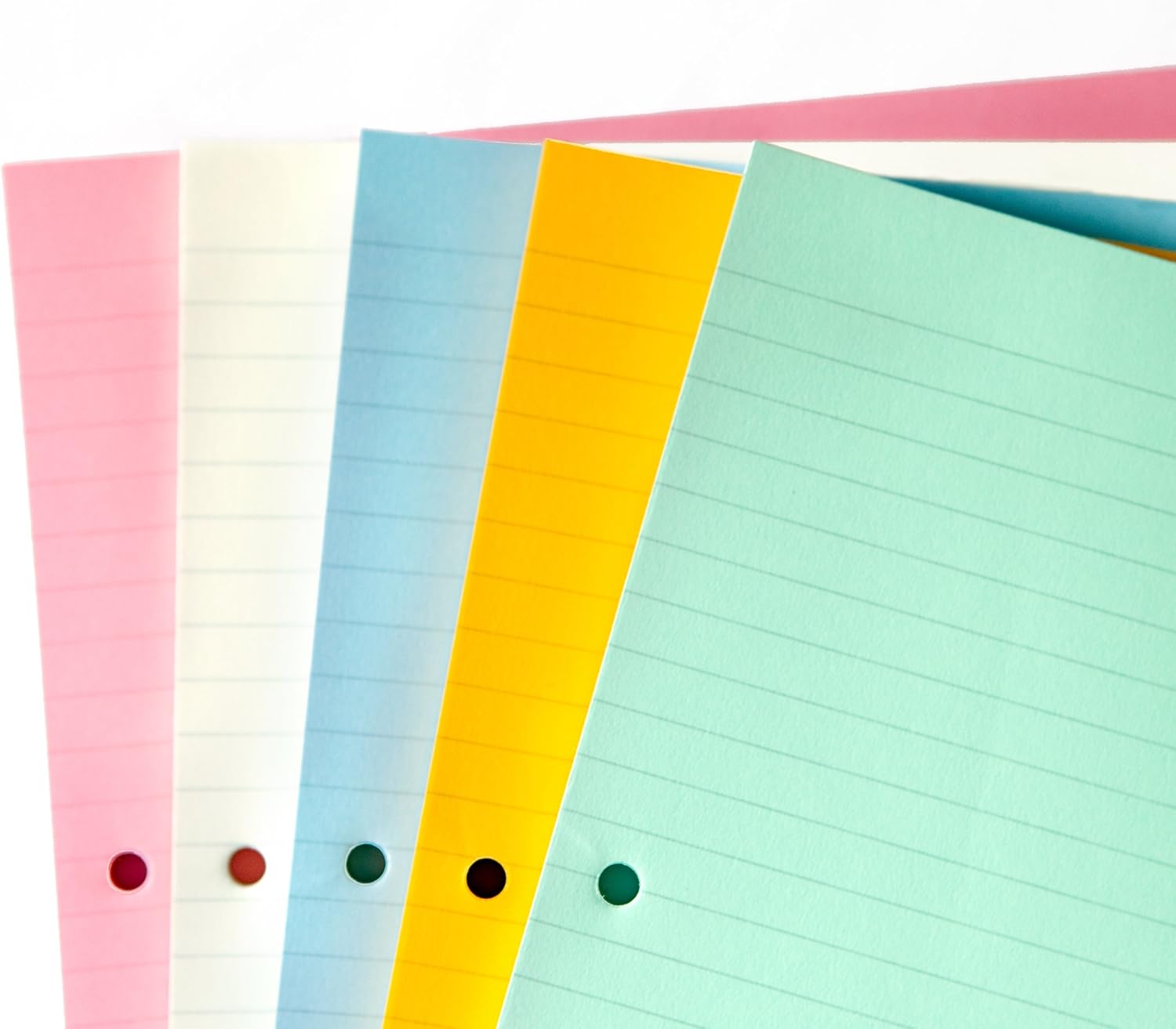 A4 lined coloured paper, coloured notepad Amazon.co.uk Stationery & Office Supplies