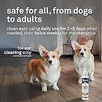 Vista 5 de Toallitas limpiadoras de oídos de la marca Petpost para perro y gato, solución de aceite de coco natural, el mejor remedio para los ácaros de oído