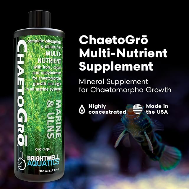 Foto 2 de 7 de Brightwell Aquatics Chaeto Gro - Fertilizante líquido para Chaetomorpha, 500 ml
