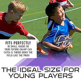 Franklin Sports NFL Baltimore Ravens Football - Youth Football - Mini 8.5 Rubber Ball - Perfect for Kids - Team Logos and Colors