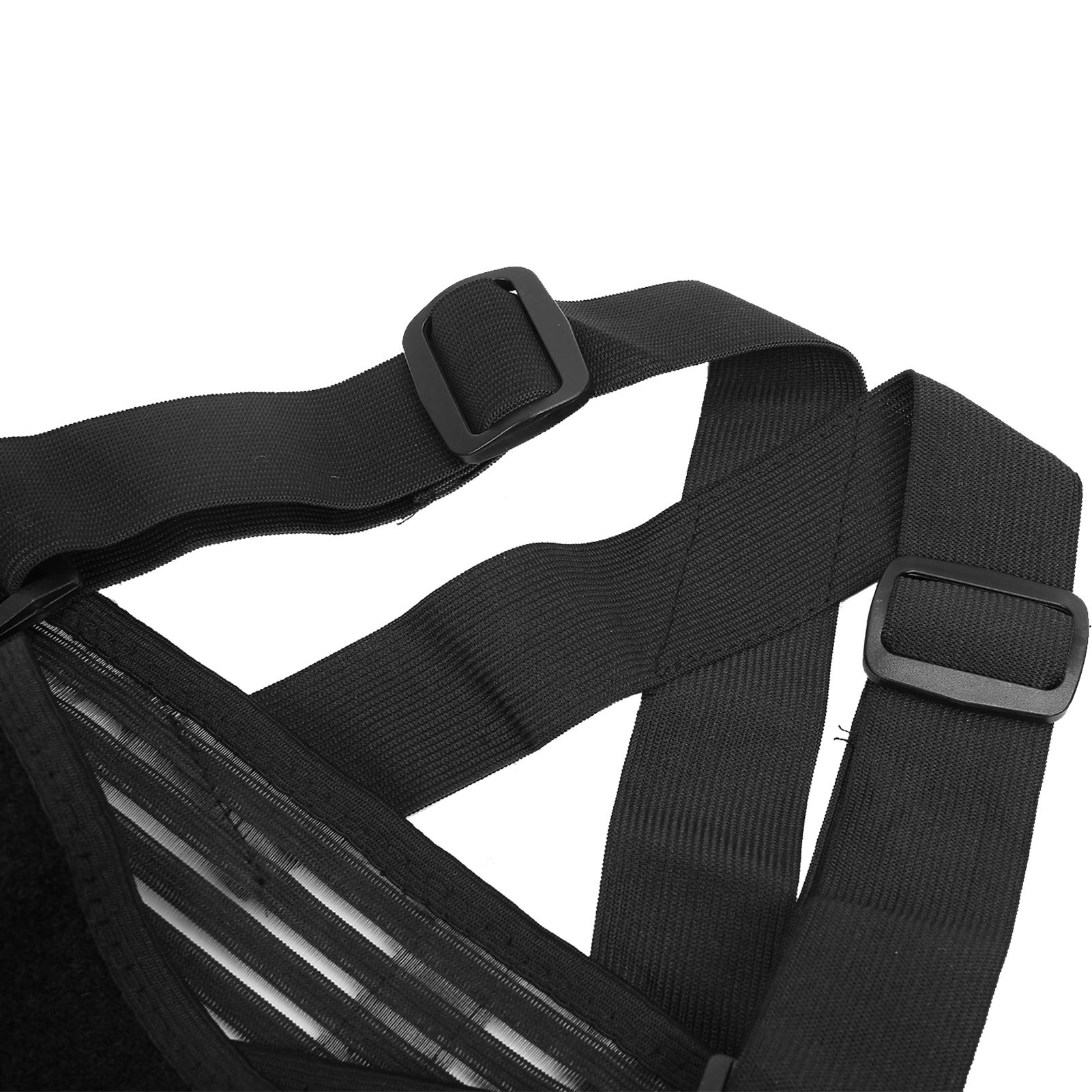 Rippenschutzgürtel mit Stahlplatte - Atmungsaktiver & Verstellbarer Bandage für Rippenbruch, Rippenprellung und Interkostalneuralgie - Stabiler Halt zur Schmerzlinderung für Männer & Frauen
