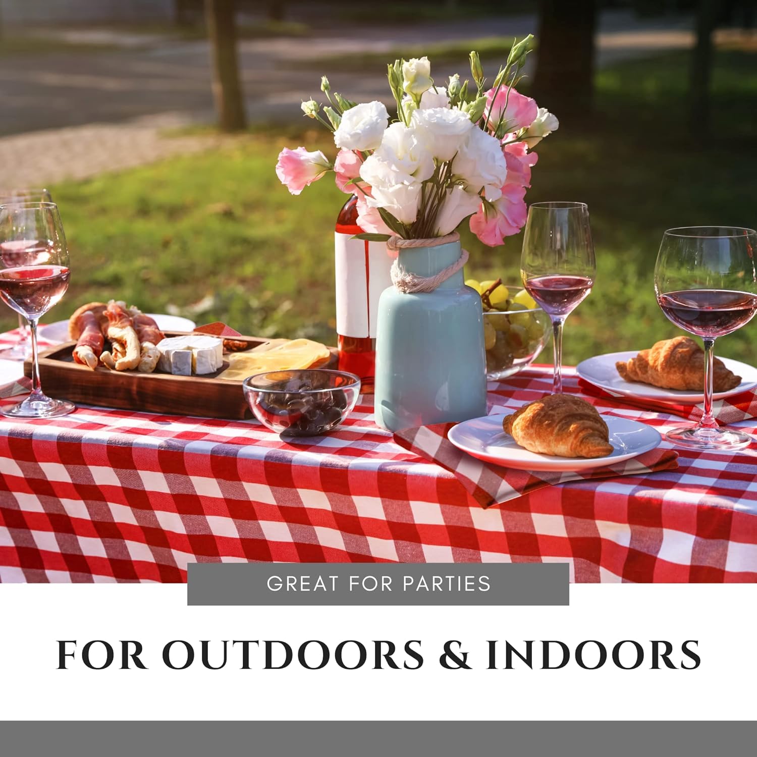 Weekly Top Sale Savannah Ray 60x84 Buffalo Check Plaid Tablecloth | Superior Fabric to 100% Cotton | Red and White Buffalo Plaid Checkered Gingham Style Rectangle Picnic Table Cloth Lowest Price Savannah Ray 60x84 Buffalo Check Plaid Tablecloth | Superior Fabric to 100% Cotton | Red and White Buffalo Plaid Checkered Gingham Style Rectangle Picnic Table Cloth