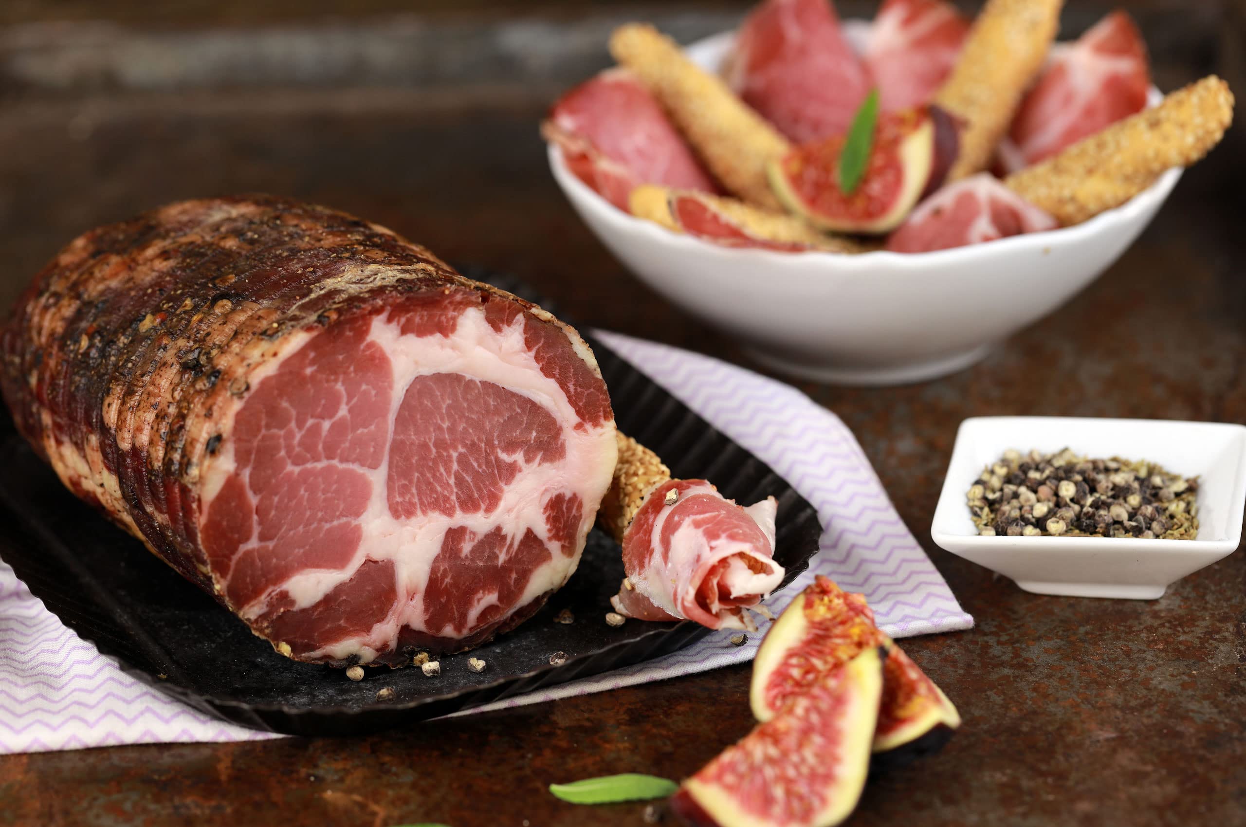 Coppa Stagionata (Capocollo Stagionato) | trancio sottovuoto da 0,5 kg | Salume artigianale Toscano | Salumificio Artigianale Gombitelli - Toscana