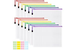 EOOUT 12Pcs Small Storage Mesh Zipper Pouch Bags