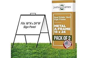 A Frame Sign Holder: The Professional's Choice for Eye-Catching Real Estate Signs