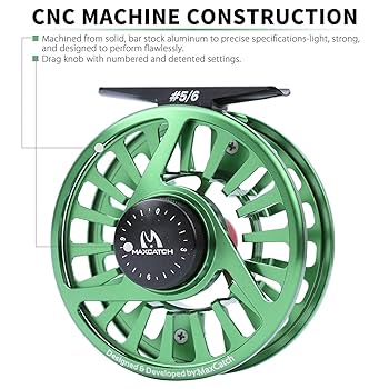 Maxcatch Avidシリーズ フライフィッシングリール  3/4 Amazon | Maxcatch Avidシリーズ フライフィッシングリール - 1