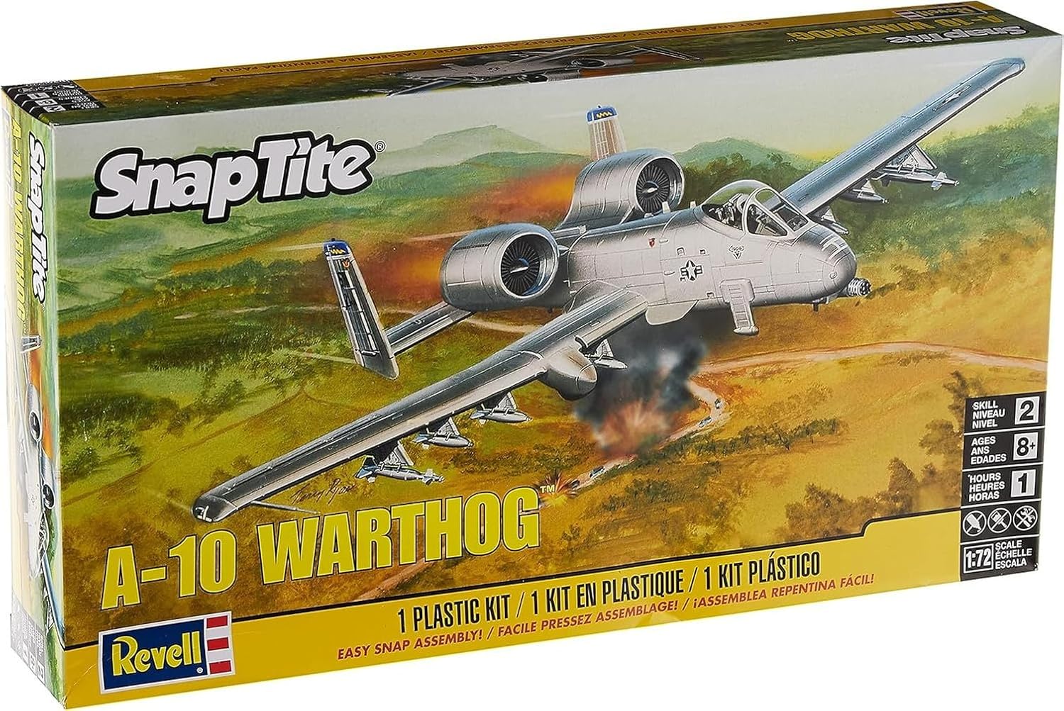 Revell SnapTite A-10 Warthog Plastic Model Kit , White