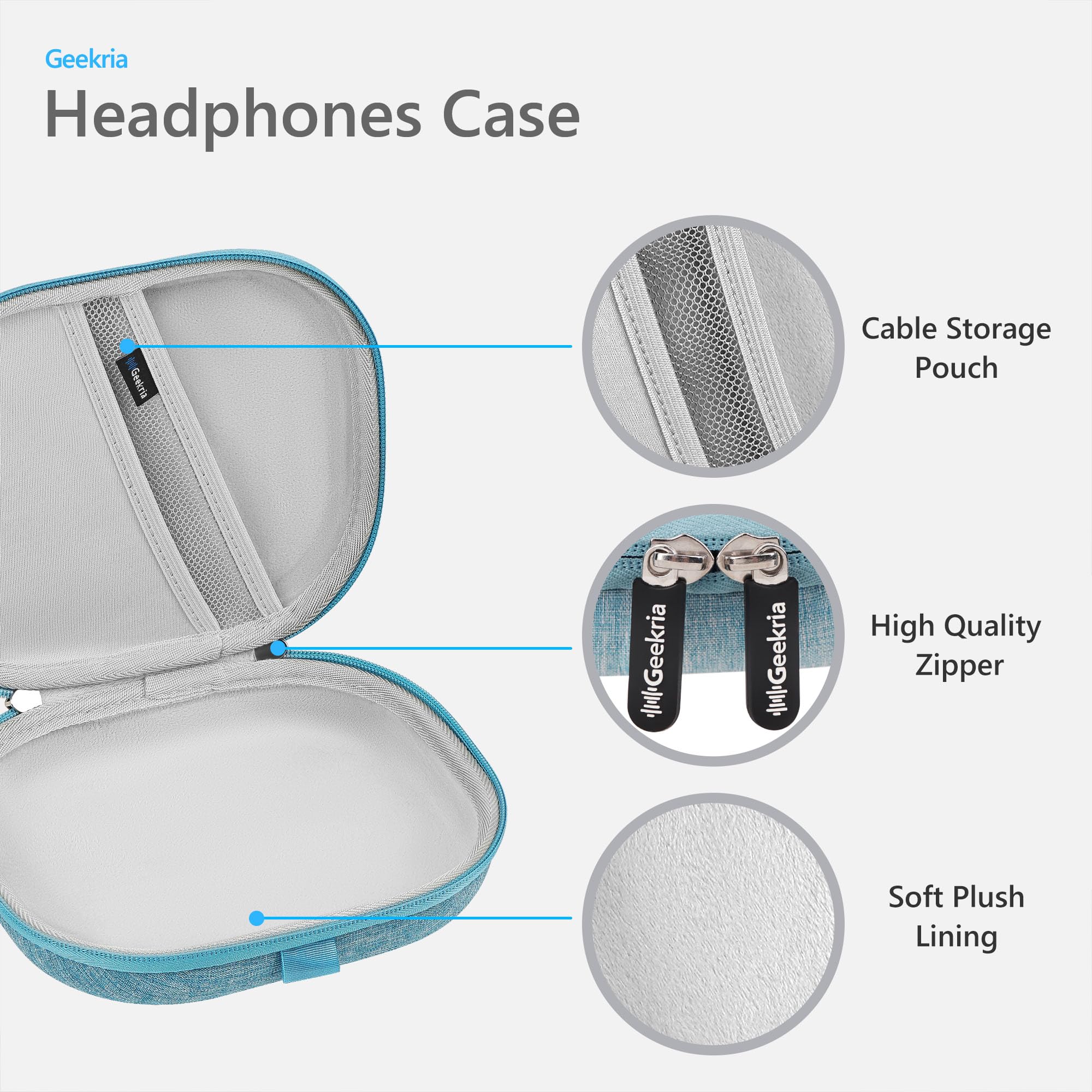 Amazon | Geekria Shield ヘッドホンケース Riff 2、アーカーゲー AKG