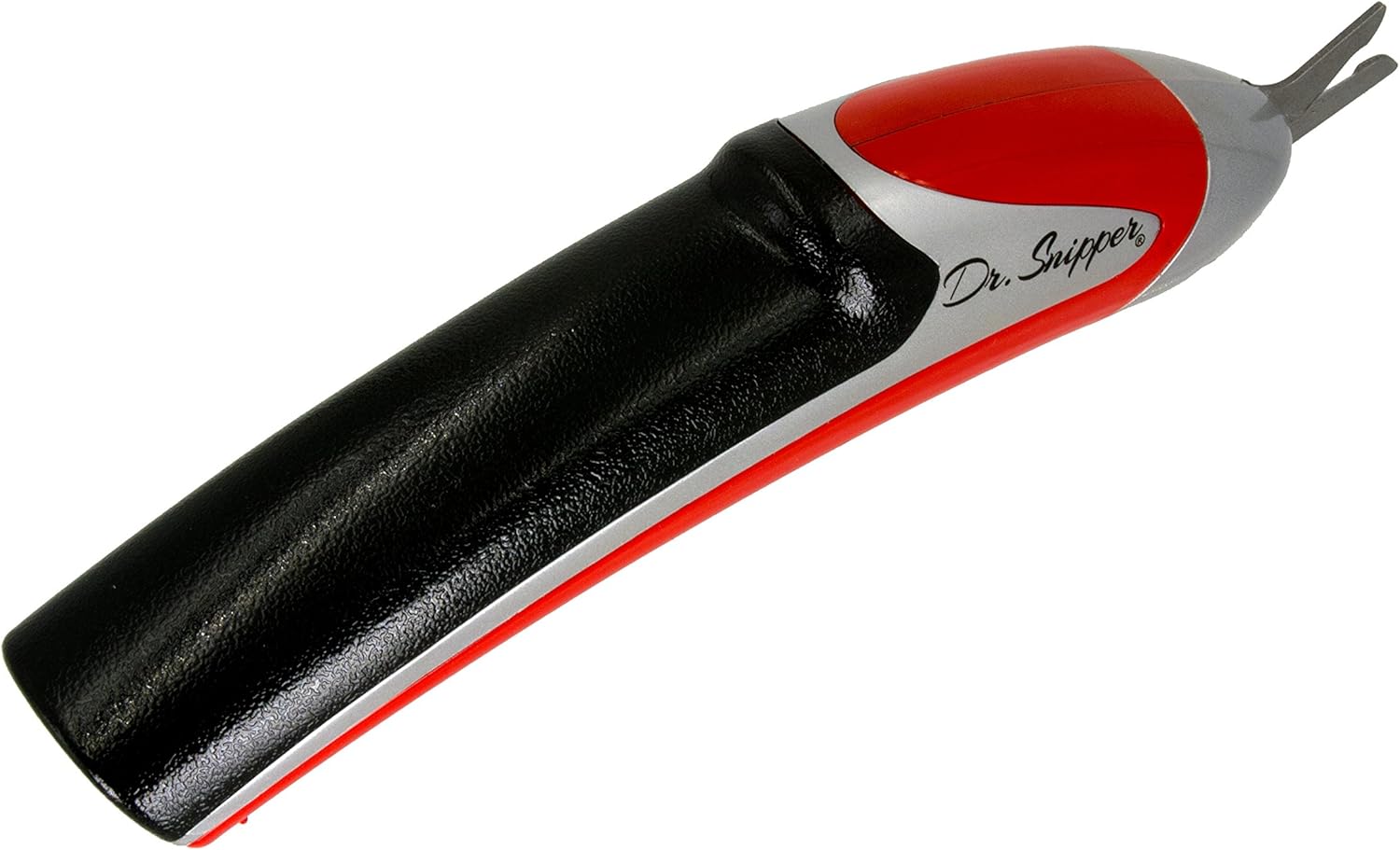 Dr. Snipper Cordless Electric Scissors, 8.4V Lithium-Powered Cutter for Fabric, Paper, Cardboard and Blister Packs. (Vibrant Red)