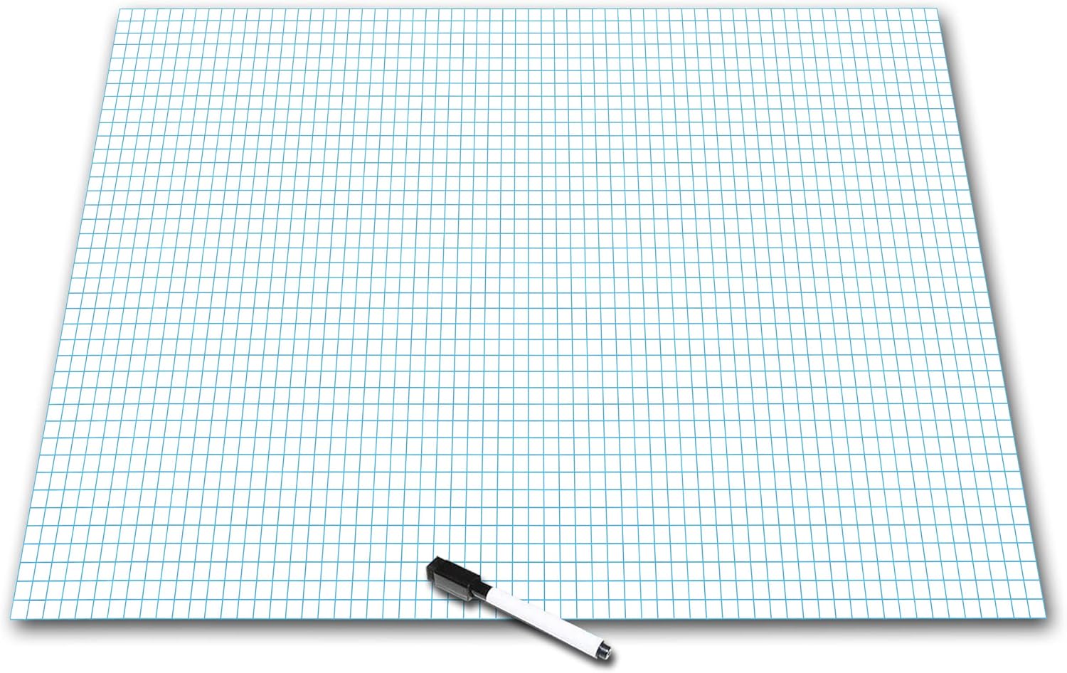 Large Reusable Grid Graph Paper for Home, Kitchen Landscape Clothing Designs or Math & Science Projects 22x34 with Pen