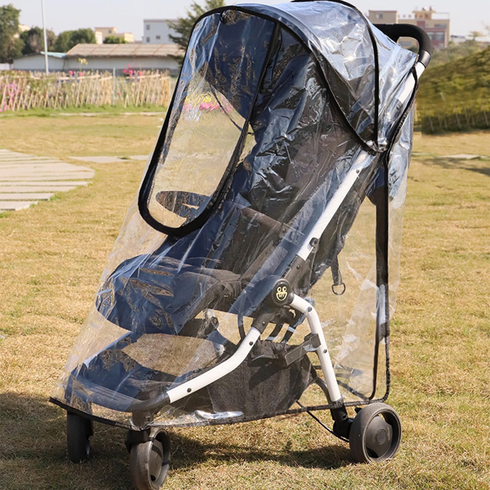Housse de protection coupe-vent pour poussettes de bébé - Pour l'extérieur