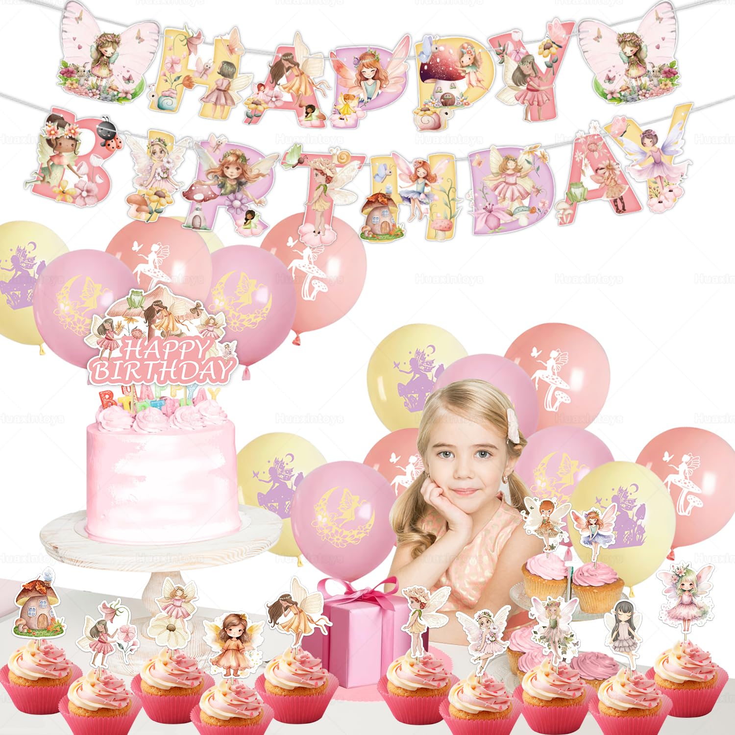 Set Decorazione Compleanno: Palloncini, Topper Per Torta, Festone E Vortici Streamers - Tema Compleanno - 2