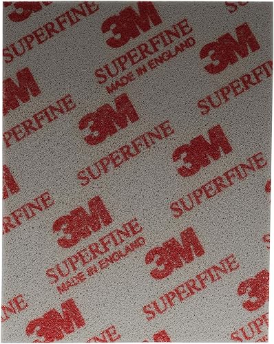 Miniatura 4 de 3M Softback - Esponja de lijado de óxido de aluminio, almohadilla abrasiva de 4-12 pulgadas x 5-12 pulgadas, grano superfino 500-600 (juego de 2)