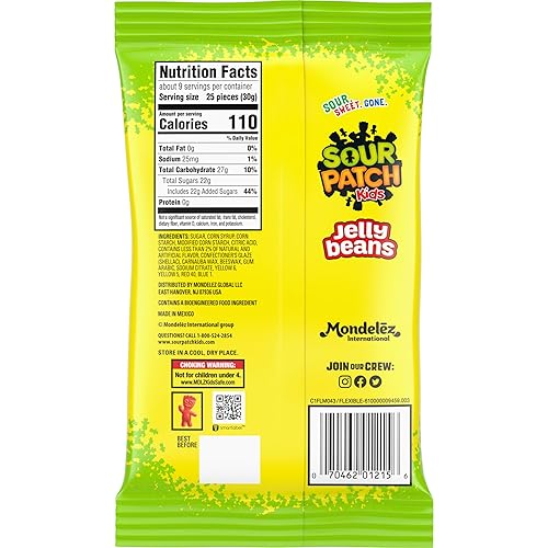 Miniatura 12 de SOUR PATCH KIDS Jelly Beans, caramelo de Pascua, 10 onzas
