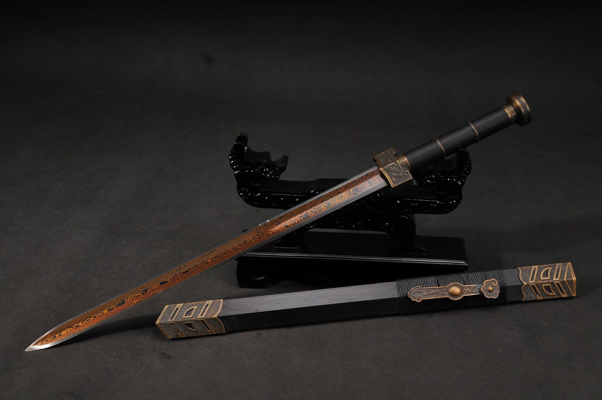 FARDEER Chinese Handmade Longquan Sword Octahedron Excellent Quality《Han Sword》Equipped with High-End Gift Box RYJ-53