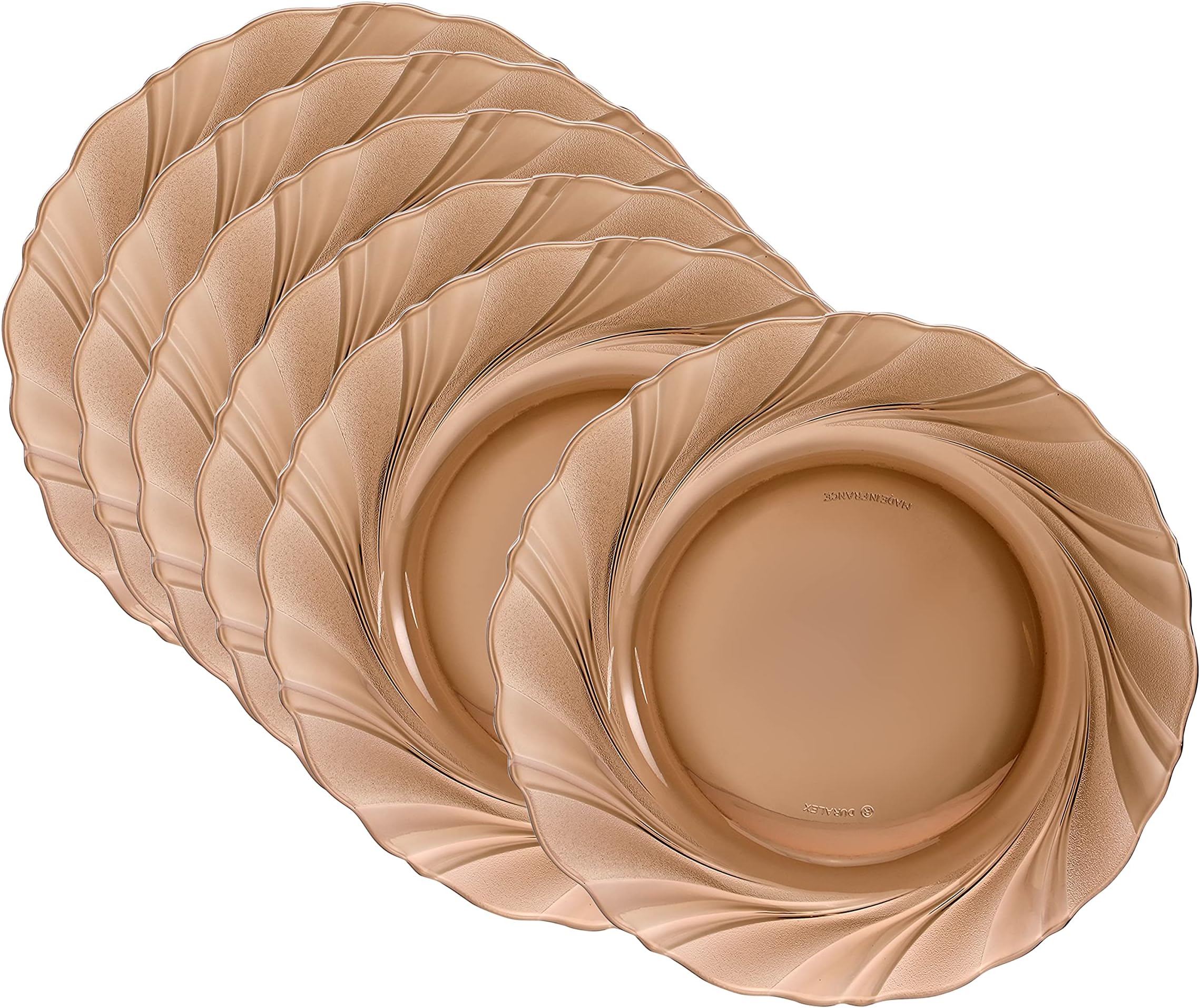 - Duralex Beau Rivage Creole Dinner Plate 23.5 cm 6 Pcs (3001CF/6), Medium (3001CF06A1111/6)