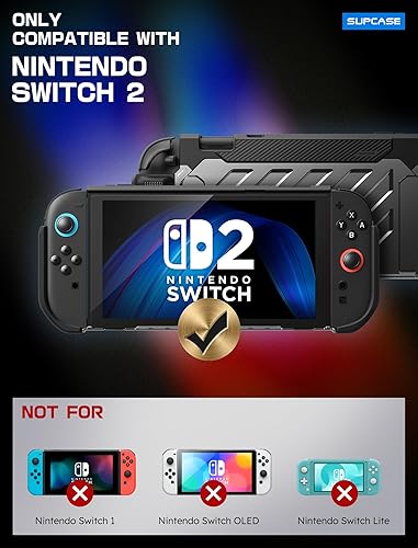 Miniatura 2 de SUPCASE Funda para Nintendo Switch 2 2025 (Unicorn Beetle Pro), protección de grado militar compatible con controladores magnéticos Joy CÓN