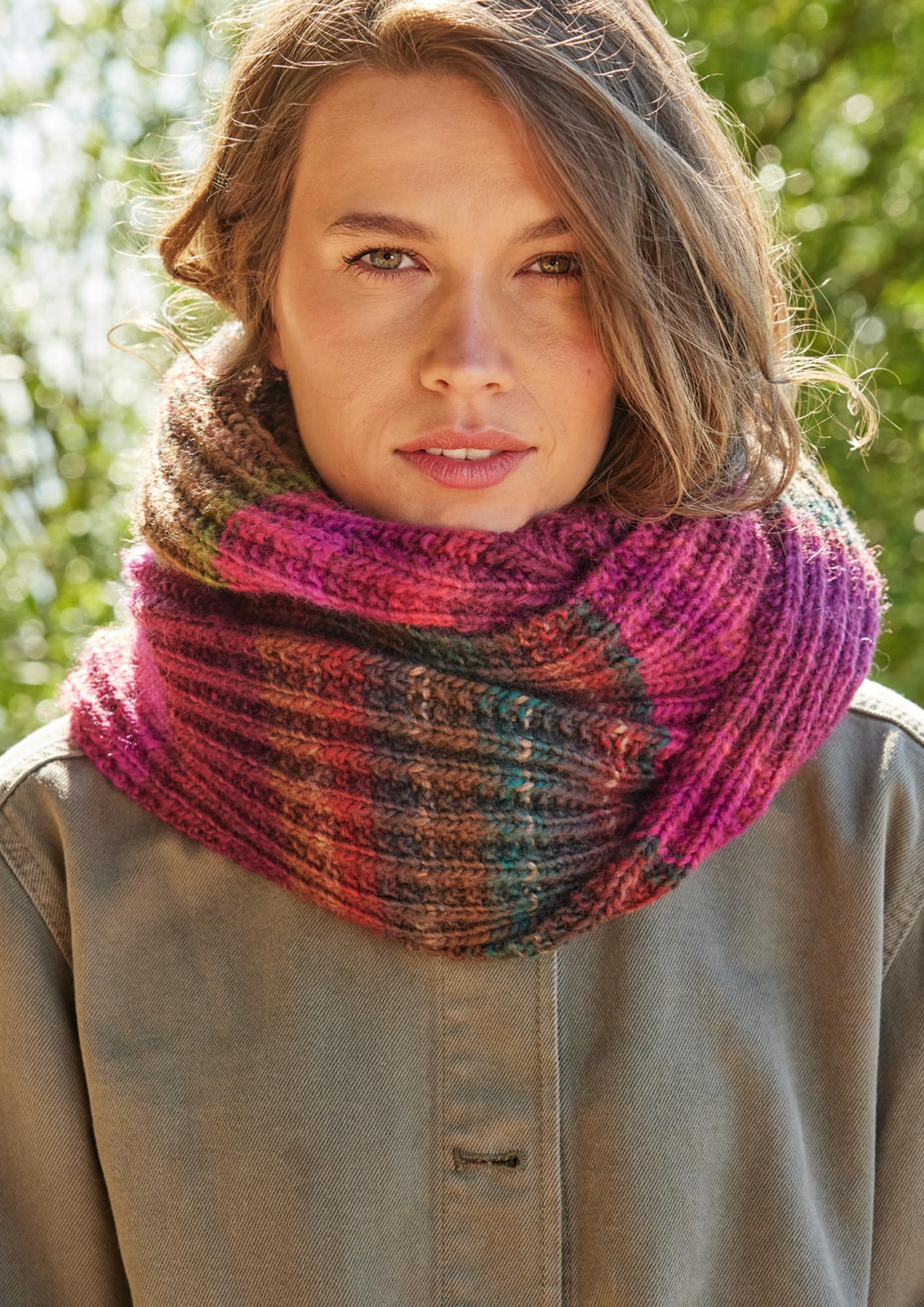 ggh Joker – Farbverlauf Wolle zum Stricken – 6×50 g Set (300 g) – Strickgarn für Stricken und Häkeln – Marine-Jeans-Blau meliert