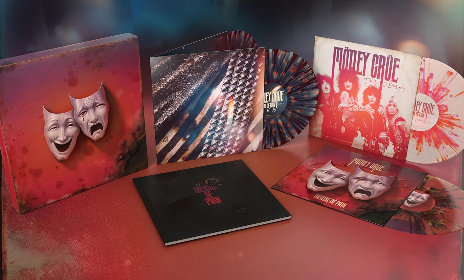 Theatre of Pain 40th Anniversary Deluxe Multicolor Splatter