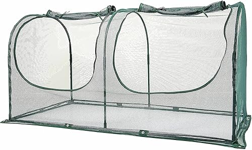 Miniatura 9 de Gallinero portátil para gallinero, casa de aves de corral, red de jardinería al aire libre, recinto fácil de instalar para animales pequeños para