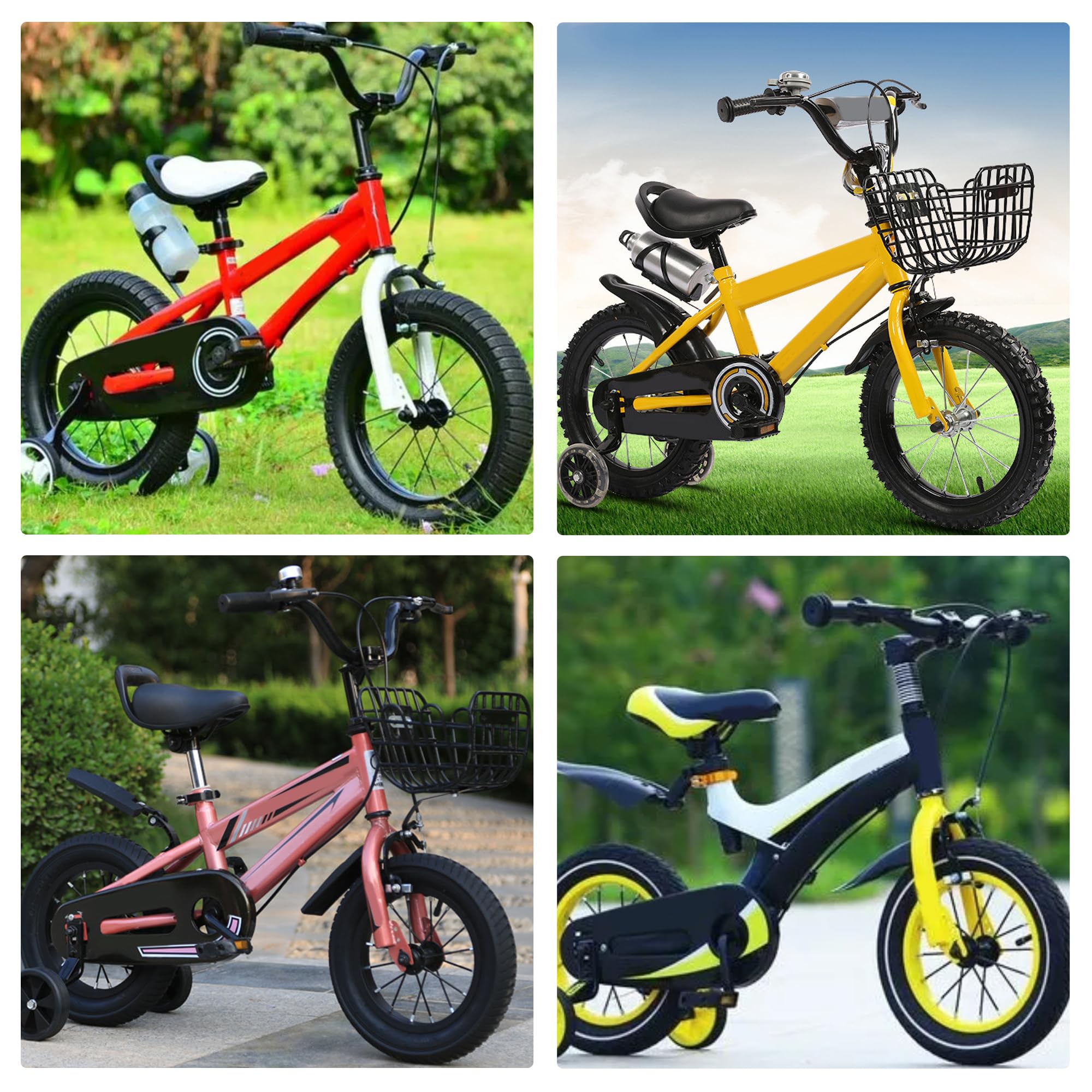 JIAYAN 12.5 x 2.25 Pneu et Chambre à air pour vélo d'enfant,Pneu et Chambre à air 12-1/2 x2-1/4 pour RoyalBaby, Joystar, Dynacraft et trottinettes électriques, Tube pour vélo d'équilibre