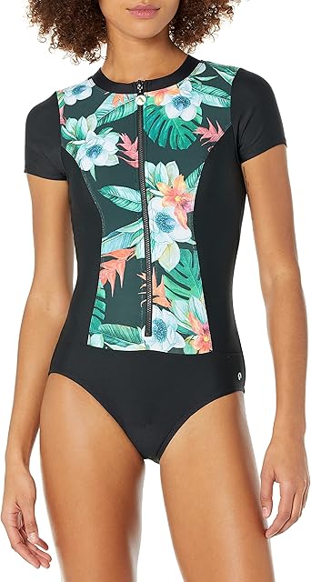 Next Women S Standard Blue Hawaii Malibu Zip One Piece At Amazon Women S Clothing Store