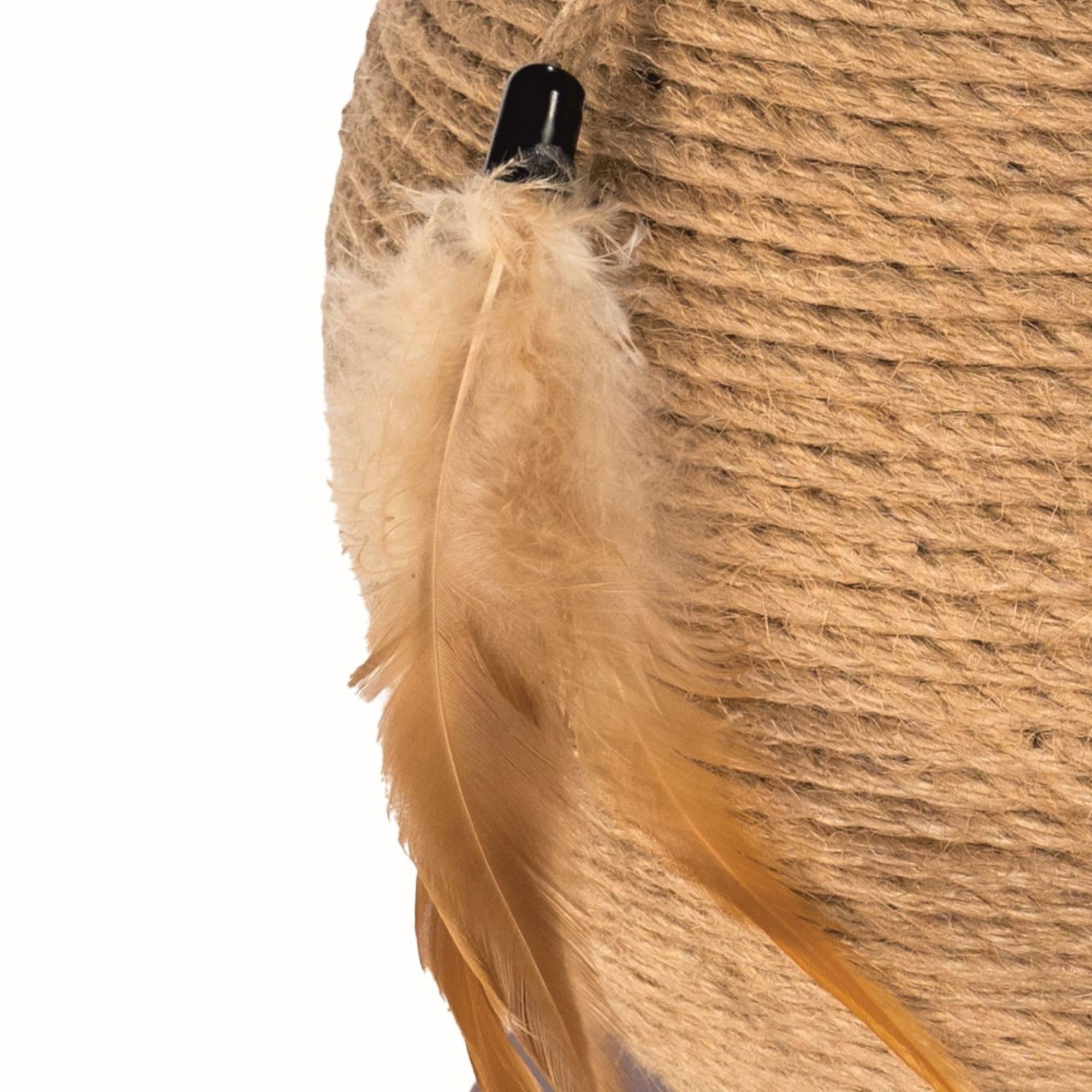 Rascador Gatos Grandes - Bola rascadora Accesorio para Gato para Gatito – Regalo Juguete Gato Madera Sisal Protege Sofa Afila uñas Elegante Divertido