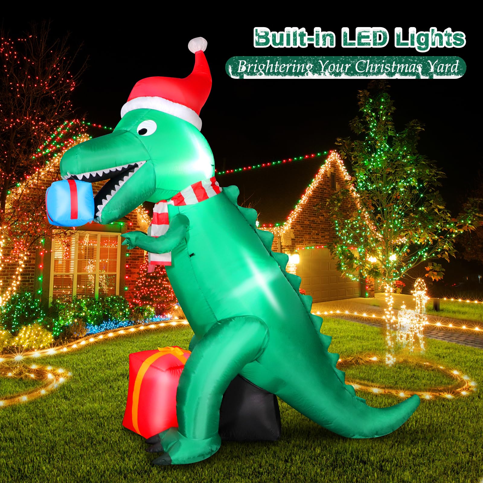 クリスマス GLOBE DINOSAUR HOLD ON TREE BIRTHDAY BAR（バースデイバー）の「GLOBE DINOSAUR HOLD ON