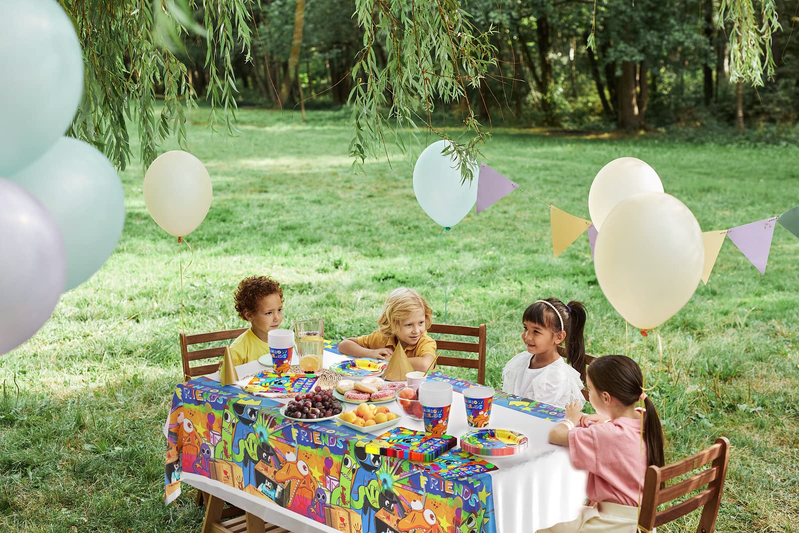 Lot De 61 Ustensiles De Fête Panda, Décoration D'Anniversaire
