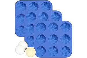 Sidosir 9-Cavity 3D Golf Ball Chocolate Silicone Mold