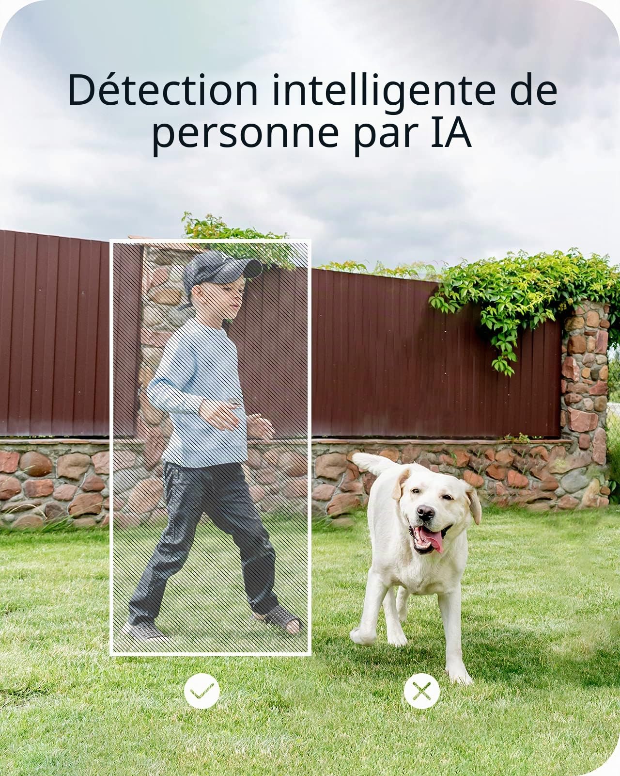 ANNKE 2K Kit de vidéosurveillance WiFi, double bande 2,4/5 GHz, 4K NVR 16 CH 1 To + 4 caméras Wi-Fi extérieures, vision nocturne à couleurs, audio à 2 voies, détection de personnes, IP67, boîtier