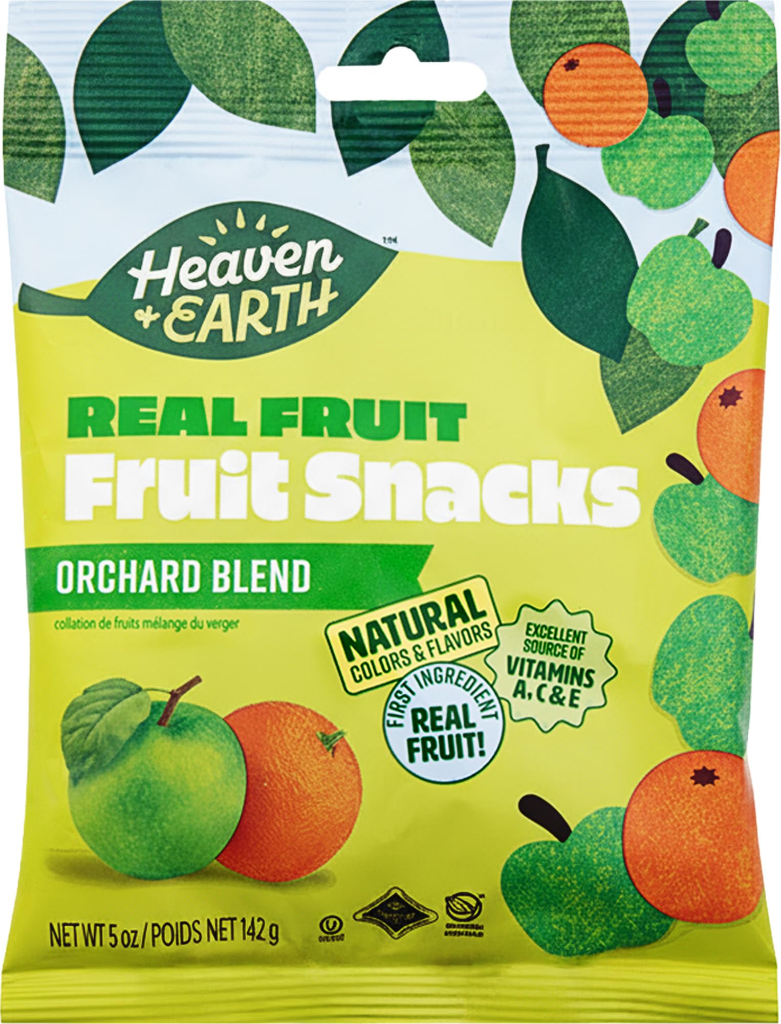 Amazon.com: Heaven & Earth Fruit Snacks, Orchard Blend, 5 oz