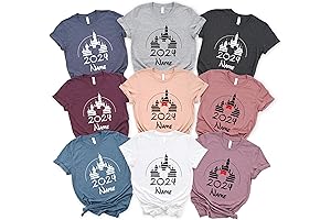 Custom Disney Shirts: Personalized 2024 Family Matching Attire for Magical Memories