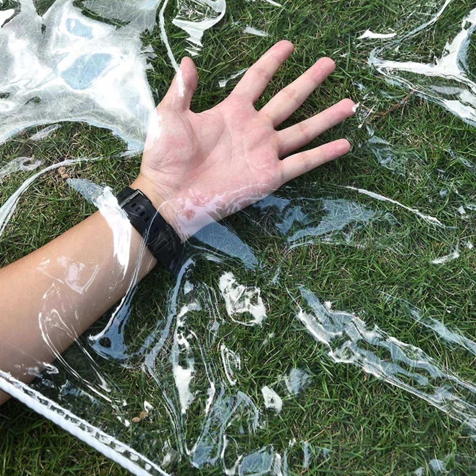 1 stuks Heavy-Duty Transparant Waterdicht Zeil - UV- & Krasbestendig, Ideaal voor Kassen, Balkons & Buitenbescherming – koop de beste producten in de online winkel