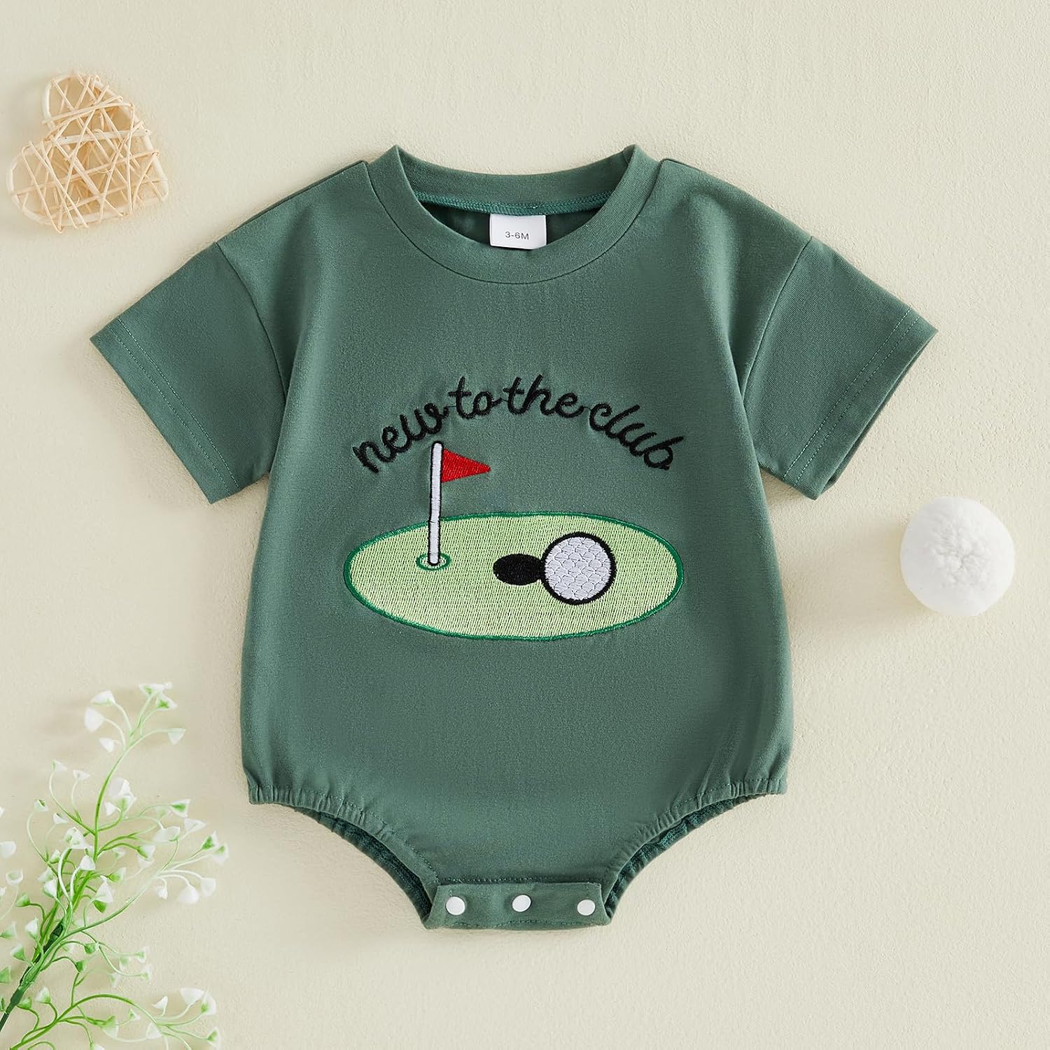 Baby Boy Girl Soccer Outfit Newborn Bow Soccer Bubble Romper Bodysuit Short Sleeve Onesie Cute Summer Outfits