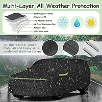 Vista 2 de Funda para auto para 2007-2025 Chevrolet Tahoe/Cadillac Escalade/GMC Yukon, 6 capas de protección impermeable resistente contra el sol, la lluvia