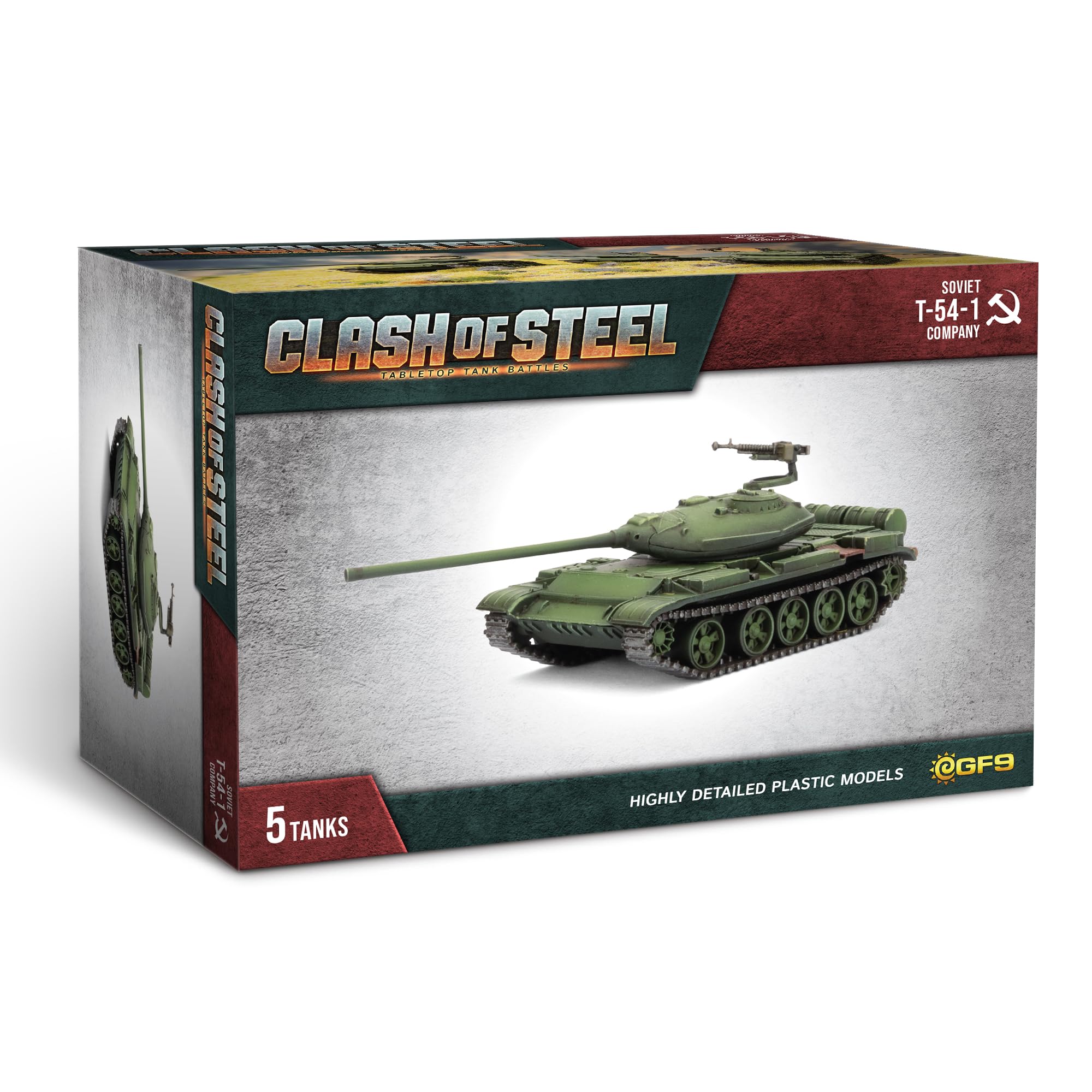 Amazon.com: Gale Force Nine Clash of Steel: Tabletop Tank Battles