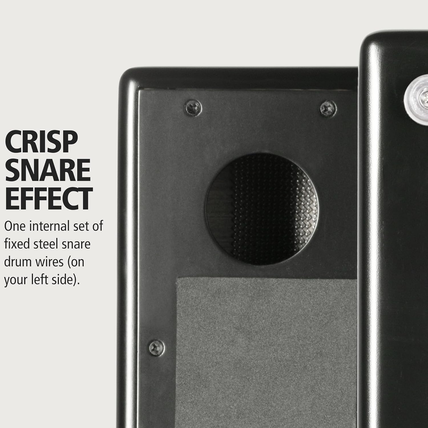 Meinl Slaptop Cajon Box Drum with Internal Snares and Forward Projecting Sound Ports - NOT MADE IN CHINA - Makah Burl Playing Surface, 2-YEAR WARRANTY (TOPCAJ1MB)