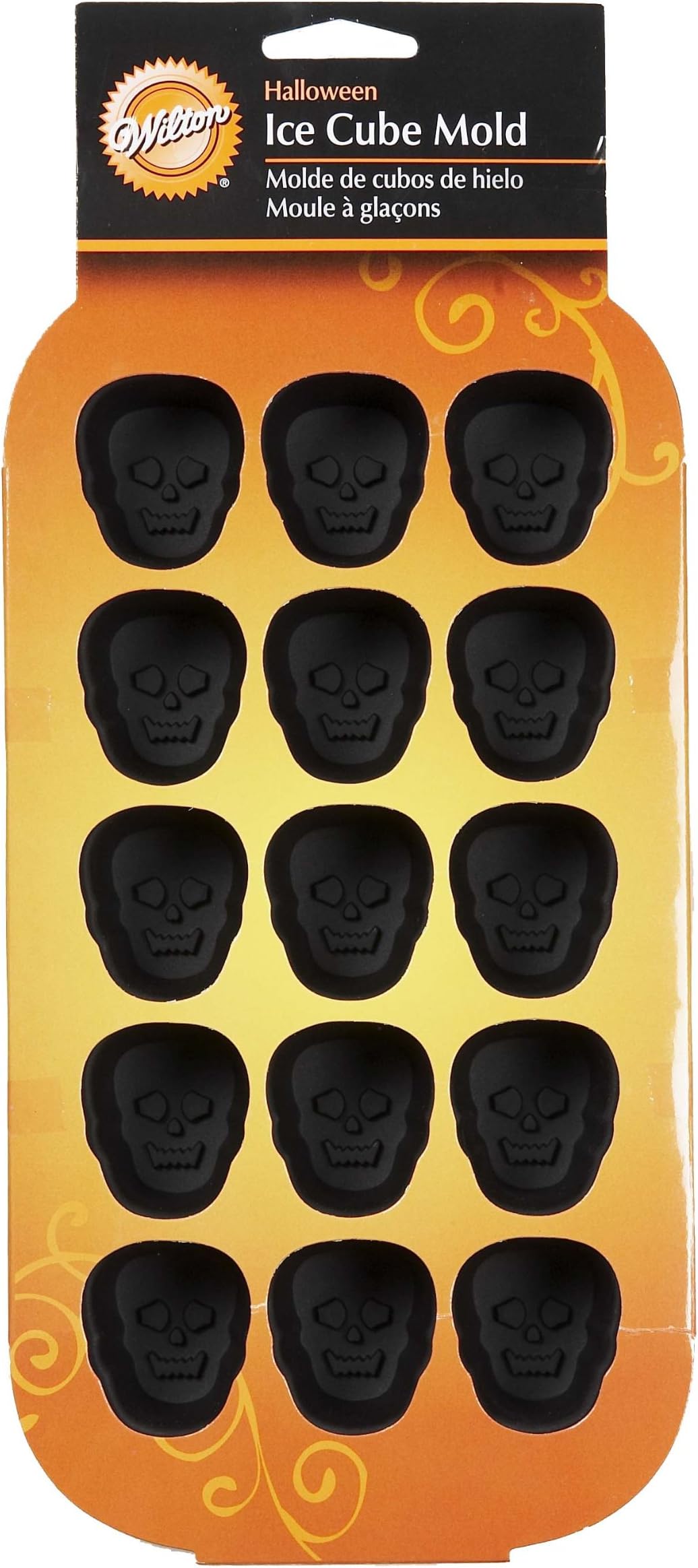 Wilton Halloween Skulls Ice Cube Mold