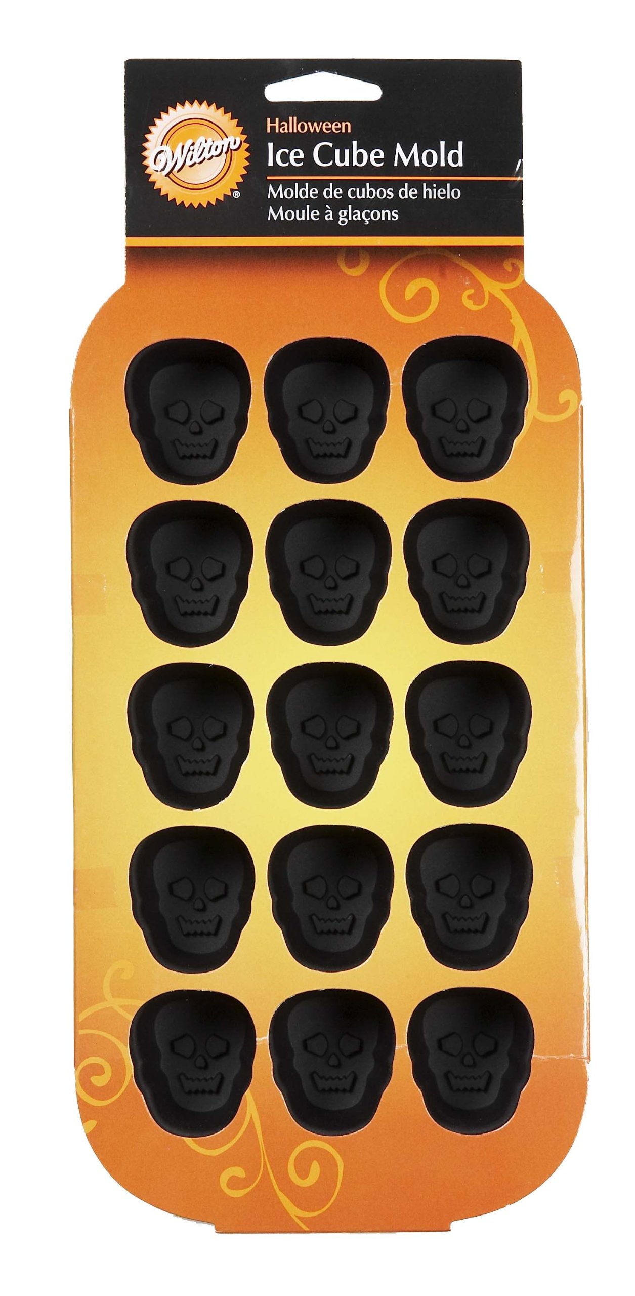 Wilton Halloween Skulls Ice Cube Mold