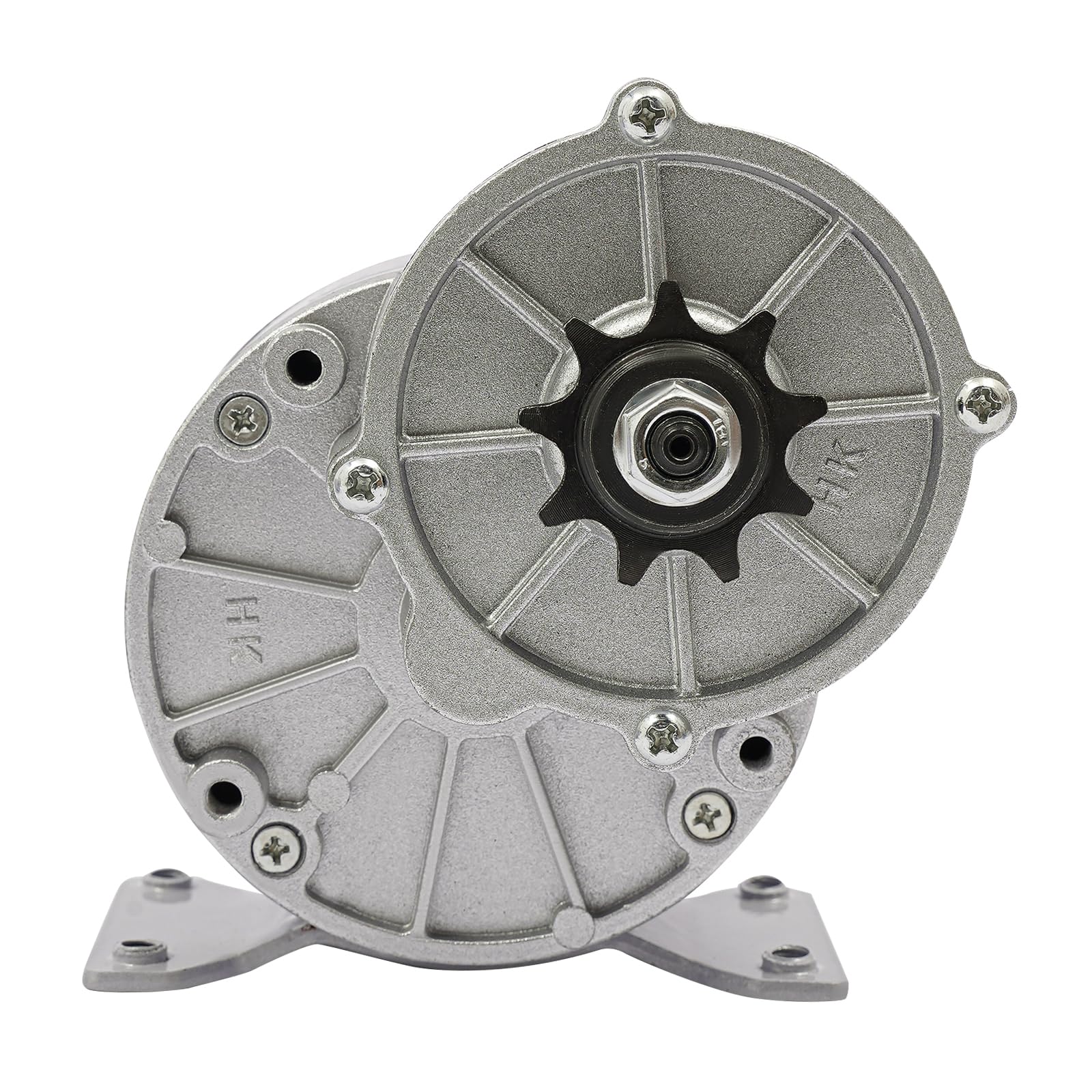 Motoriduttore brushless da 350 W, 24 V CC, 2 pezzi, motore elettrico da 330 giri/min, con regolatore di velocità e manopola del gas di retromarcia a tre marce, set di motore 15 A, per tosaerba