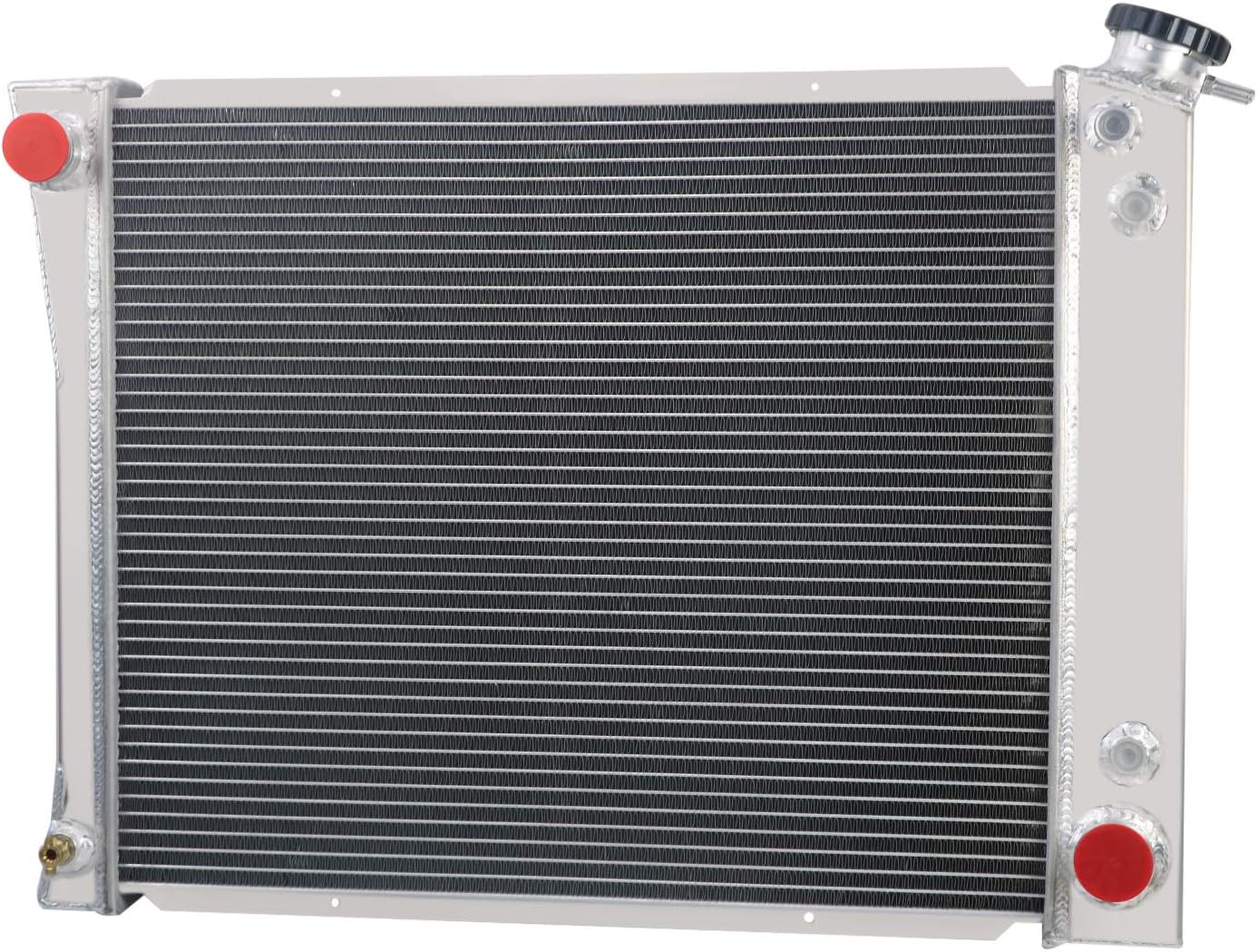ALLOYWORKS 3 Row All Aluminum Radiator For 1985-1993 Chevy Silverado C/K/G/R 10 20 30 / GMC G1500 G2500 G3500 Truck 4.3L V6
