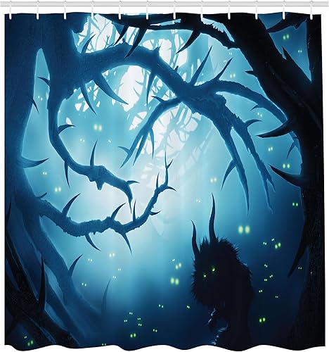 Miniatura 2 de Ambesonne - Colección decorativa, cortina para regadera de baño de poliéster.