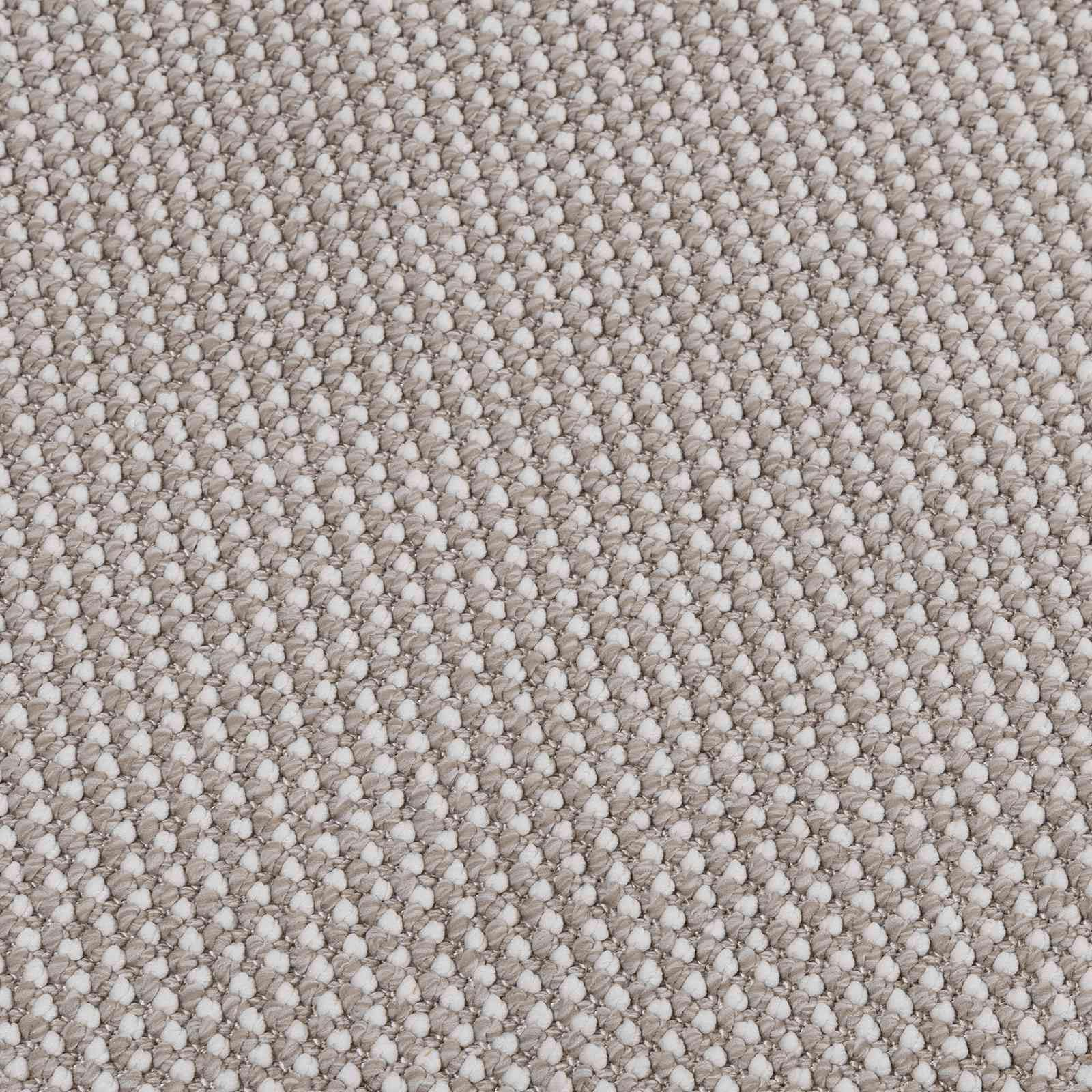 Bereichsteppich rund LUGO Taupe Ø 200 cm aus Polyester rutschfest, pflegeleicht, schallschützend, vielseitig für Innenräume, langlebig, geeignet für Wohnzimmer, Flur, Balkon, Terrasse
