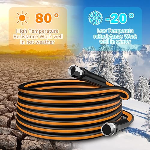 Miniatura 6 de RVPLAN Manguera de agua potable de 25 pies de diámetro interior de 58 pulgadas manguera de jardín para caravana cámper remolque de viaje negro y