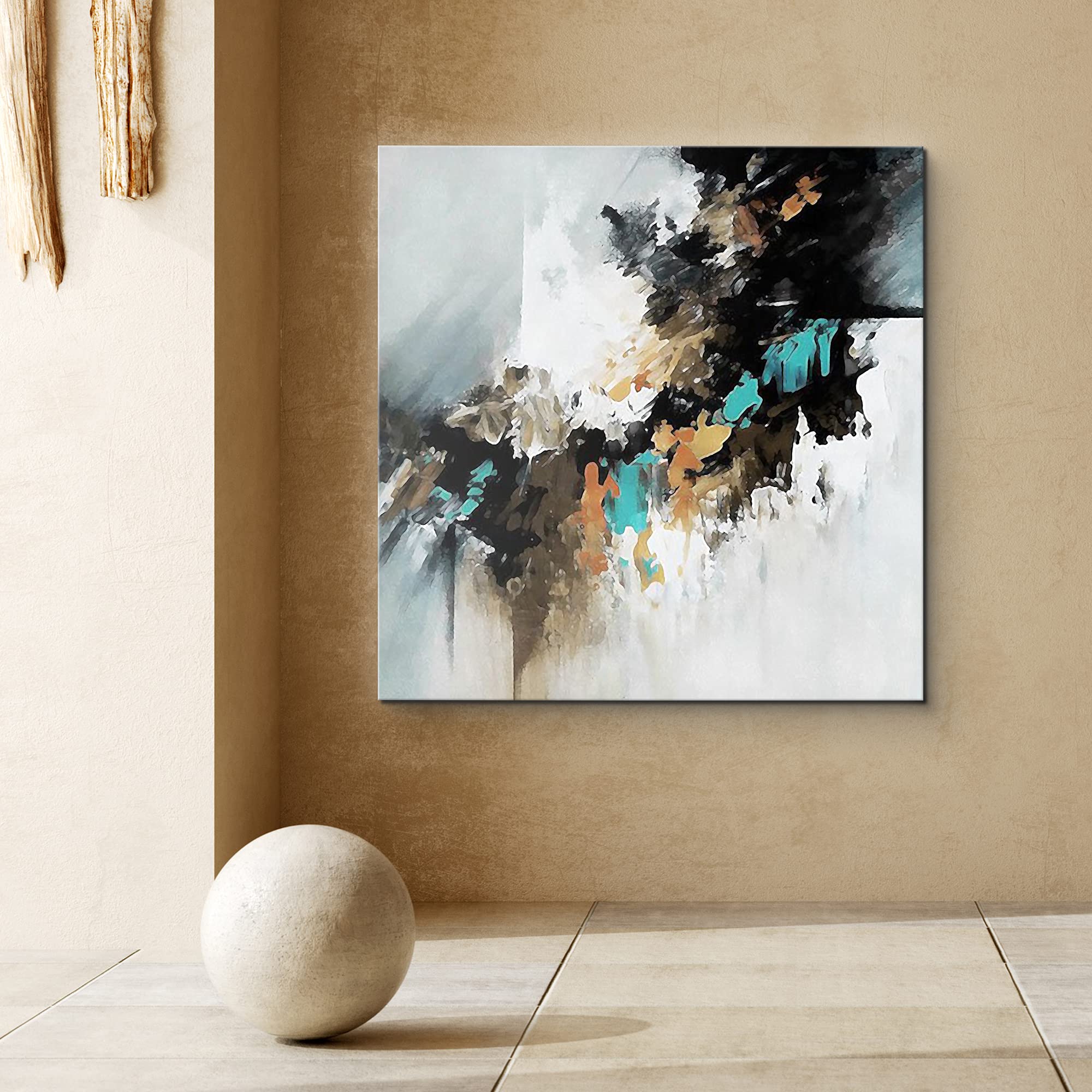 Amazon.co.jp: SIGNFORD キャンバスウォールアート リビングルーム